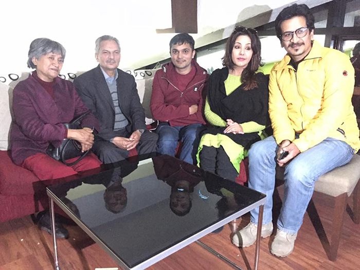 karisma watching jatra